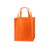 Reinforced Handle Gusseted Base Nonwoven Grocery Bag