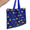 PP woven Pasta Pattern Reusable Tote