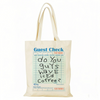 Coffee Lover Canvas Tote Bag Zippered