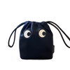 Cartoon Eyes Nylon Drawstring Tote Bag