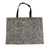 Zebra Print Reusable Tote Bag Three Sizes