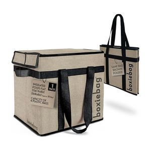 Foldable Insulated Grocery Cooler Tote