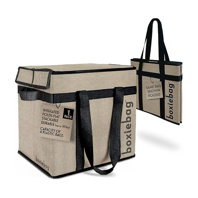 Foldable Insulated Grocery Cooler Tote