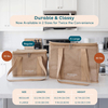 Reusable Insulated Grocery Bag with Jute Exterior