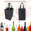 4 Bottle Non-Woven Wine Carrier Tote Bag