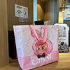 Cartoon IP Laminated Pink Shopping Tote