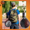 Mesh Drawstring Single Ball Bag with Pocket