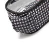 PVC Polka Dot Half Moon Cosmetic Bag