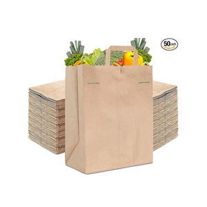 Heavy Duty 70lb Kraft Paper Bags with Handles