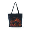 Vintage Cat Coffee Embroidery Tote Bag