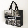 Black Retro Fashion Collage Reusable Tote Bag