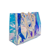 Rope Handles Holographic Clear Iridescent PVC Bag