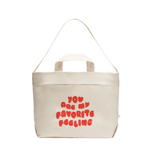 Valentine Organic Canvas Tote Bag