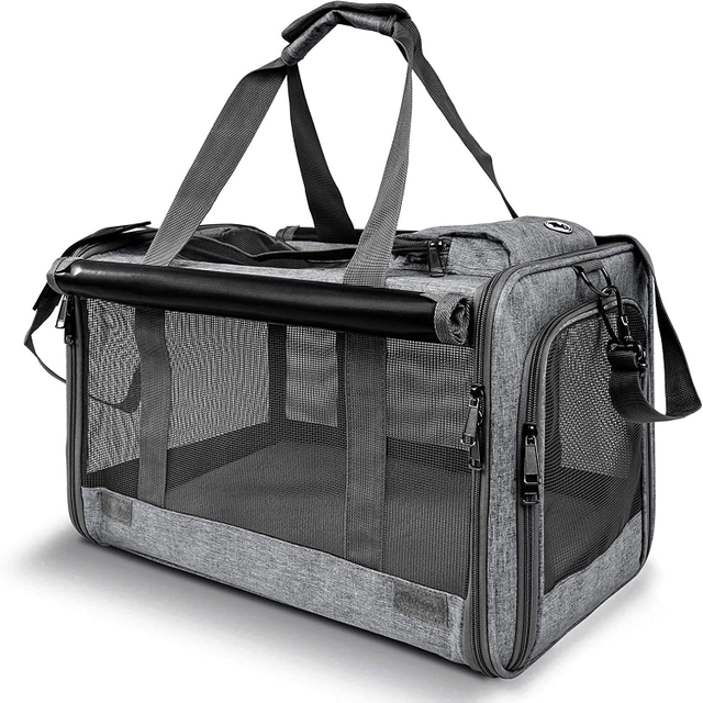 Large Soft Sided Cat Carrier for Travel