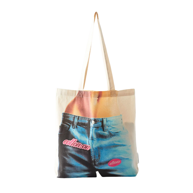 Recycled Cotton Printed Canvas Tote Bag Collection