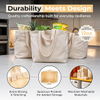 Reusable Grocery Bags With Sides With Bottom