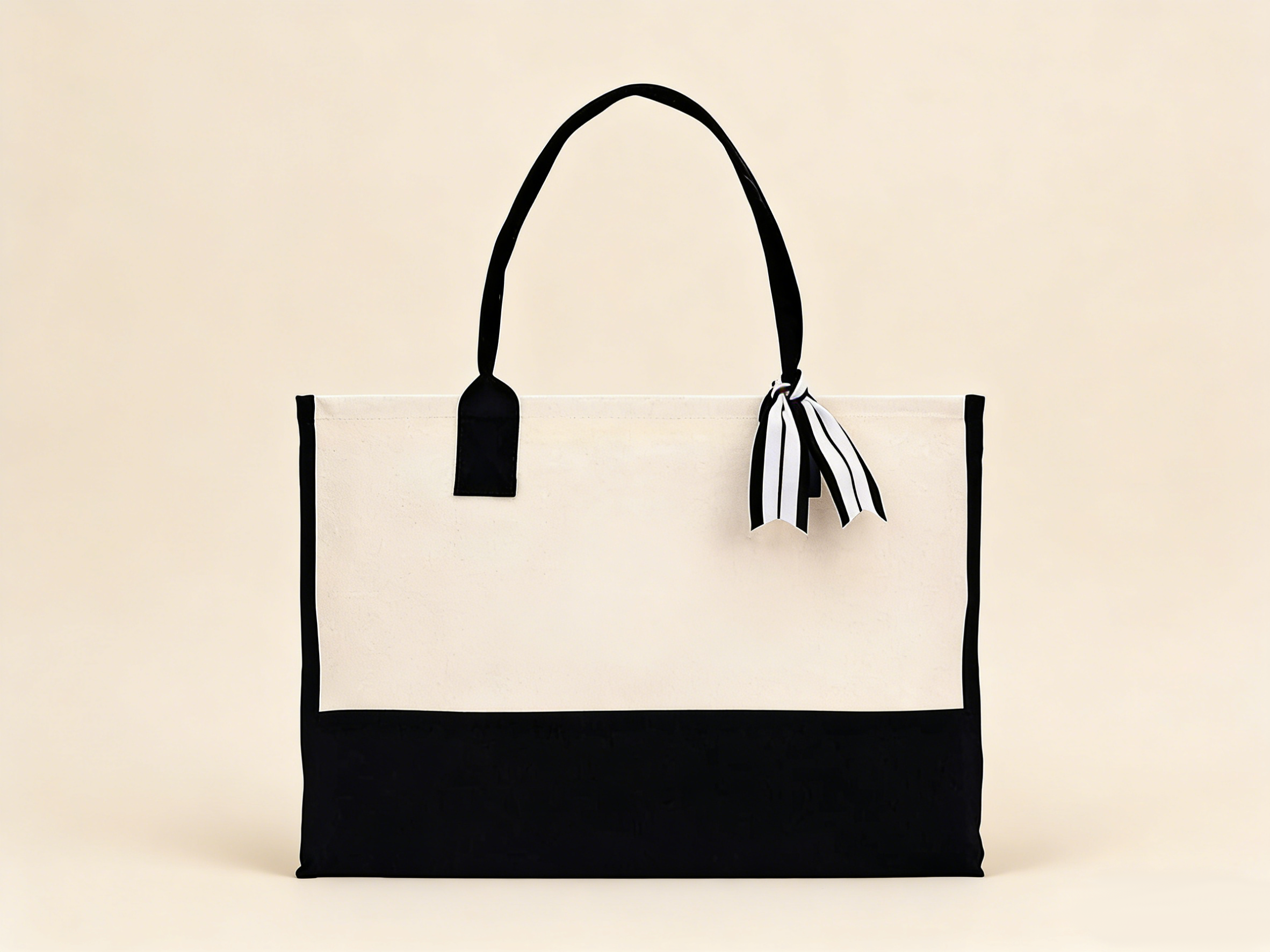 The Two-Tone Splicing Tote – Bold Color Block