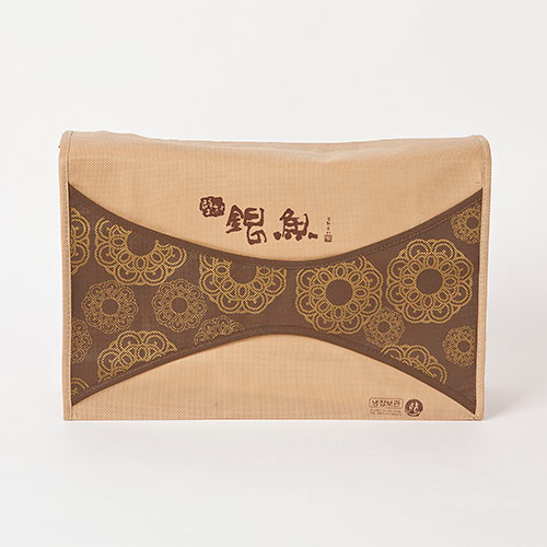 Beige Fish Packaging Box with Traditional Pattern