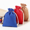 Cotton Linen Drawstring Jewelry Bag Custom