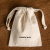 Bamboo Cotton Drawstring Bag Small Pouch