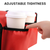 Professional Pizza Delivery Bag with Integrated Drink Carriers