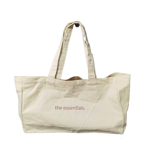The Essentials Oversized Canvas Tote Bag with Minimalist 