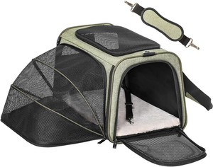 Expandable Airline Approved Soft-Sided Pet Carrier