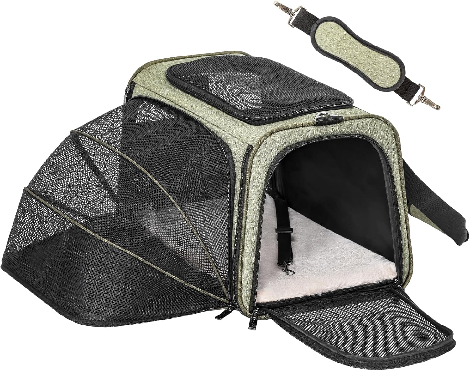 Expandable Airline Approved Soft-Sided Pet Carrier