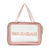 Wet Dry Separation Transparent Travel Toiletry Bag
