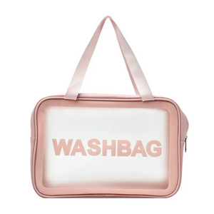 Wet Dry Separation Transparent Travel Toiletry Bag