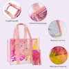 Holographic Rainbow Clear PVC Tote Bag