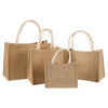Multi-Size Customized Jute Zipper Tote Bag Collection