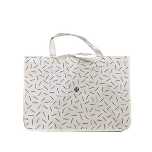 White Full Logo Reusable Tote Collection