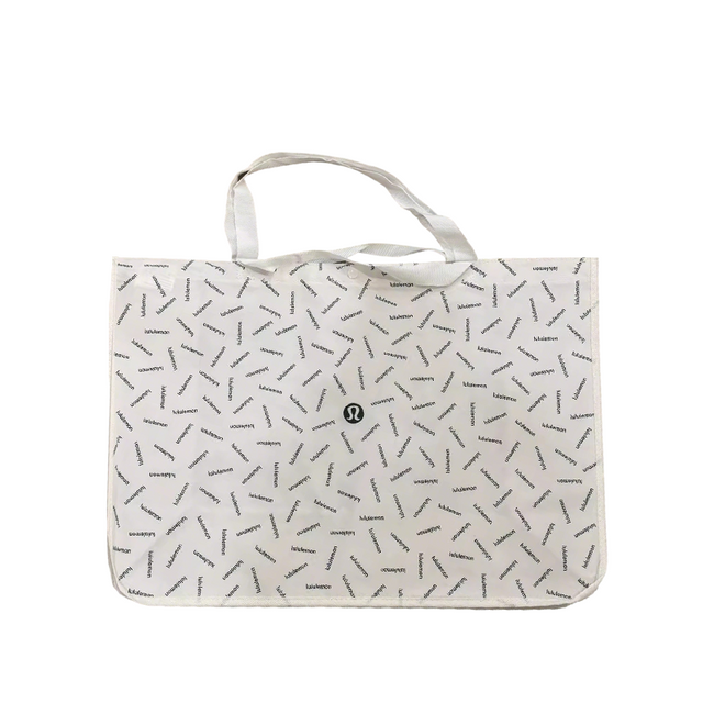 White Full Logo Reusable Tote Collection