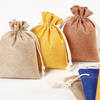 Cotton Linen Drawstring Jewelry Bag Custom