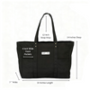 Extra Large Canvas Tote with Pockets
