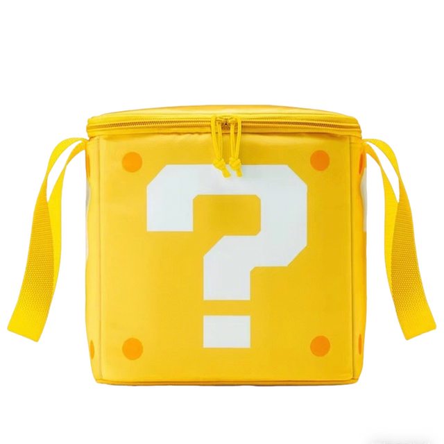 Cartoon question mark Block Thermal Lunch Cooler Bag