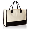 Personalized Initial Canvas Tote Bag