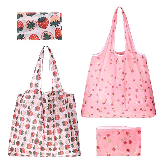 Faltbare wiederverwendbare Einkaufstasche mit Beutel