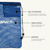 Mesh Drawstring Swim Gear Bag with Zip Pocket