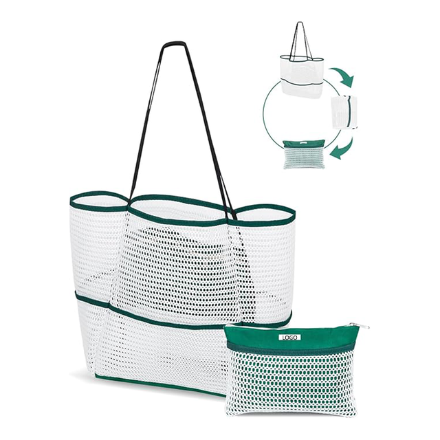 Leichte, faltbare Netz-Strandtasche