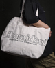Minimalist Logo Multi Pocket Canvas Tote For Camping