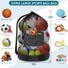 Extra Large Mesh Drawstring Sports Bag