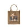 Niedliche Jute-Einkaufstaschen-Serie mit B&auml;ren-Print