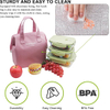 Pink Thermal Insulated Lunch Tote Bag