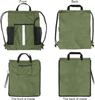 Drawstring Gym Backpack with Side Mesh Pockets