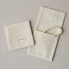 Custom Logo Double-Layer Envelope Jewelry Pouch