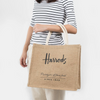 Heritage Vintage Jute Tote Bag