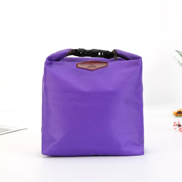 Foldable Insulated Lunch Bag with Adjustable Strap
