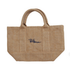 Jute Tote Bag Embroidered Casual Shopper
